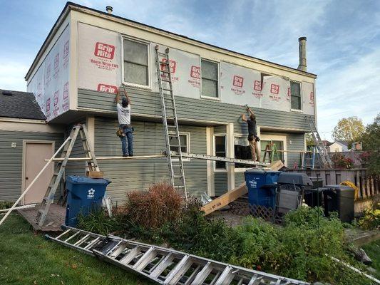 New siding and custom metal work in Saline, MI