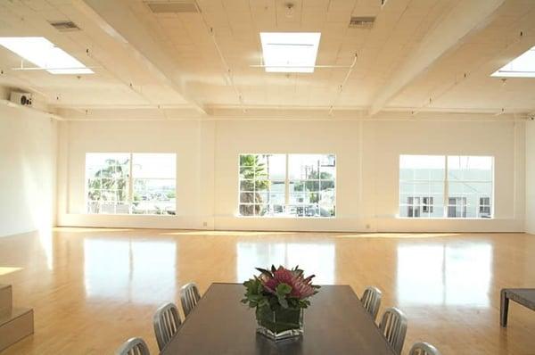 The shoot area viewed from the kitchen