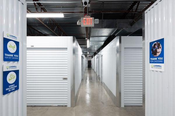 Clean, well lit hallways.