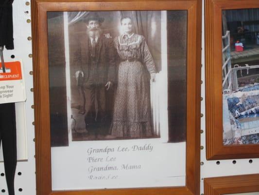 Founders of Leeville, LA...Terry's ggg-grandparents.