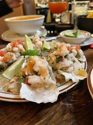 Oyster ceviche