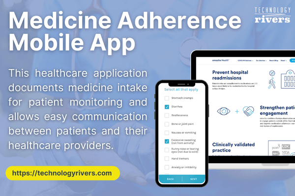 Patients can also use the app to ask questions directly to their doctors, report side effects, temperature, or note any concerns.