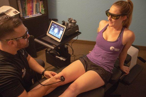 Class IV laser therapy promotes healing, reduces inflammation, and speeds the recovery process.