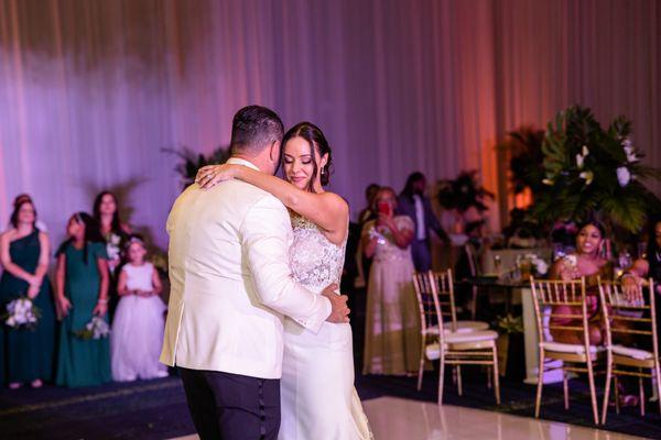 Wedding dance photo