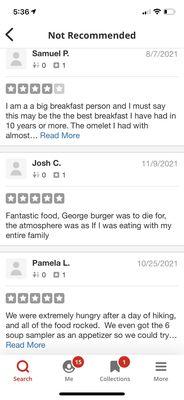 Samples of our real reviews from our customers that Yelp won't show because we refuse to pay for advertising and reviews.