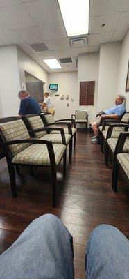 Super clean entryway and waiting area.