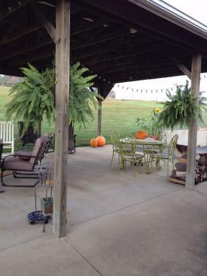 Barn patio