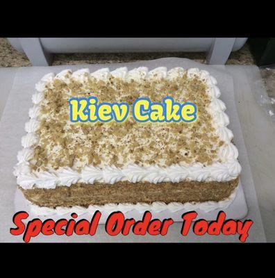 Homemade Kiev cake- made to order