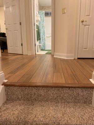 Great perspective nail down Hardwood Floors!