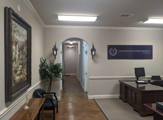 Our offices, where we can meet with clients confidentially.