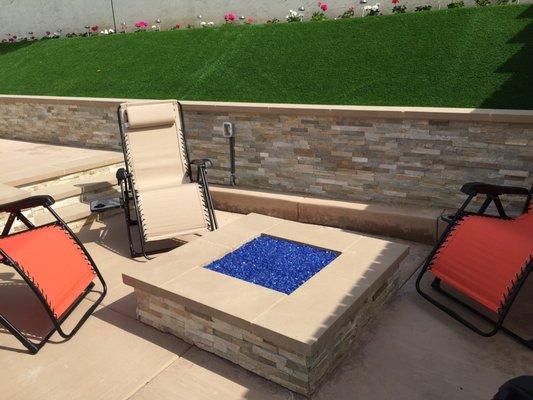 Custom Design and new pool construction for a client in Yorba Linda.