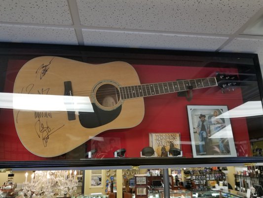 Brooks & Dunn Signed Guitar