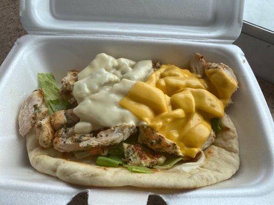 M George Grilled Chicken Pita.