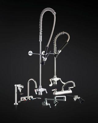 Chicago Faucets for commercial kitchens, restaurants and bars.