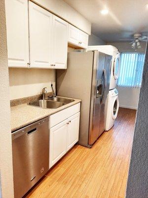 Full size washer and dryer *in select apts