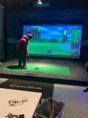 Golfing simulator