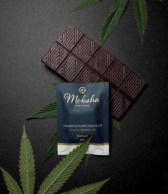 full spectrum hemp and dark chocolate