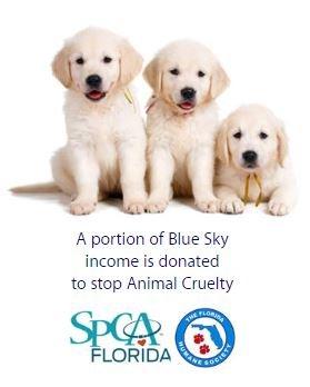 At Blue Sky Insurance, we love animals.  We support to stop animal cruelty.