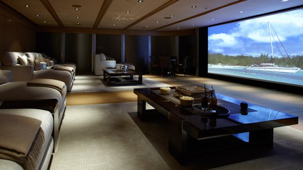 Custom Home Theaters. This install features a 190" Screen!