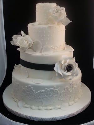 Wedding dress cake inspired