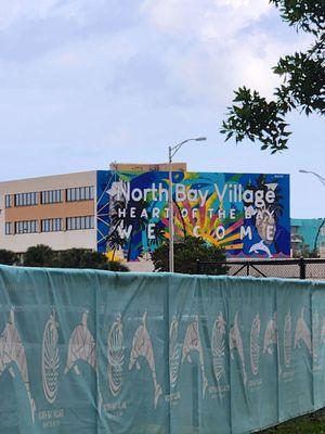 Across the Causeway from the NBV Welcome mural.