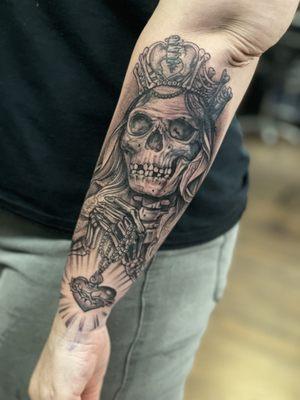 Skull Tattoo by Dustin Collins