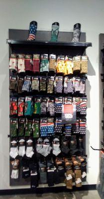 My favorite part of the store, SOCKS.  Great selection.