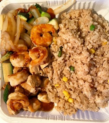 Chicken/ Steak and Shrimp Hibachi