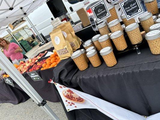 Friendly booth at Pasadena Farmers Market