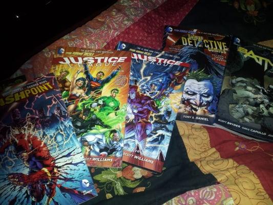 Thanks to Keith's Comics and his staff. I'm about to be caught up on DC's New 52.