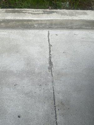 Lines of driveway