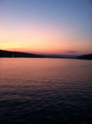 Harveys Lake sunset !