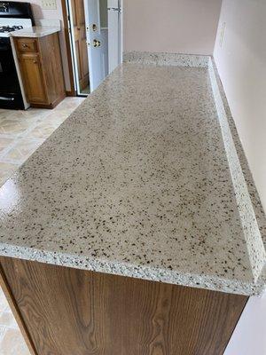 Kitchen Countertop - Earth Colored 'Granite' Finish