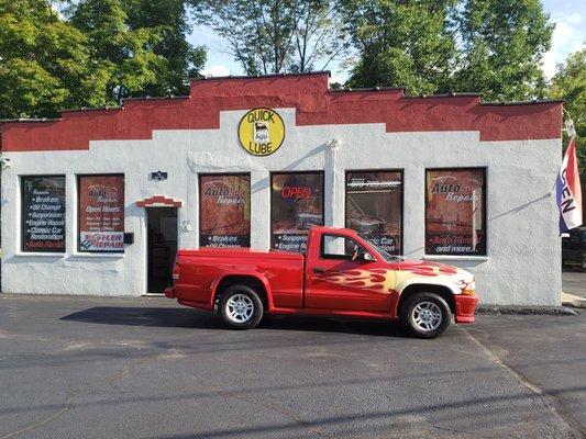 Picture of my Truck in front of Shop!!!