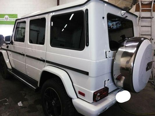 2017 Mercedes Benz G550 Quarter panel Replacement