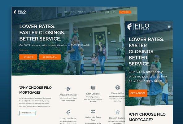 Web Design - www.FiloMortgage.com