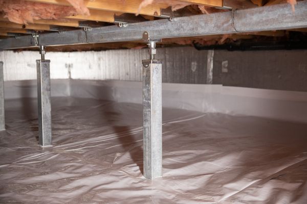 SmartJacks Crawl Space Sagging Floor Repair