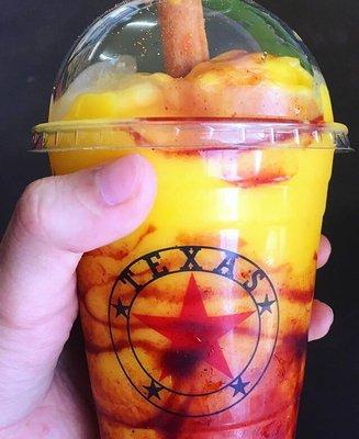 A frozen mango Dessert