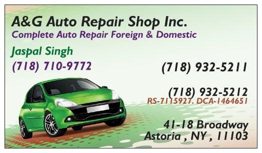 A & G Auto Repair Shop Inc