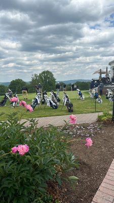 Practice green in June, 2023