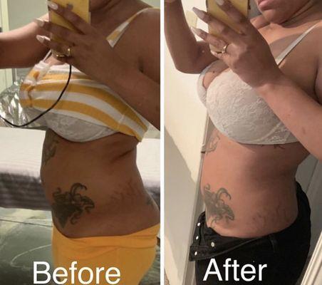 Results from Goddess Infrared body detox wrap