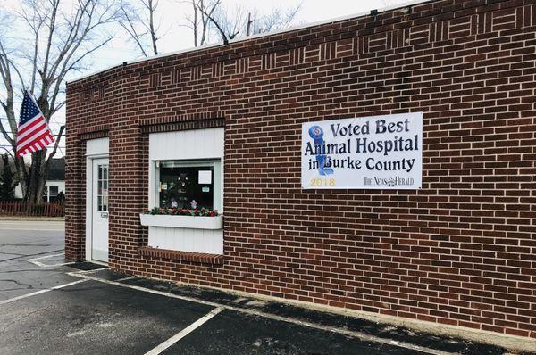 We were voted Best Animal Hospital in Burke County for 2018!