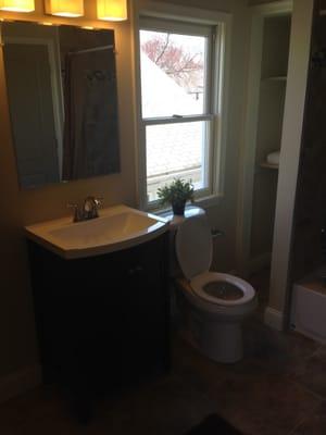 Complete bathroom remodel