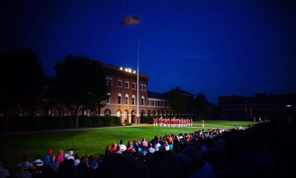 Barracks Row Evening Walk U.S. Marine Band Parade Performance Washington DC History& Culture @Meetup @USMC#usmc