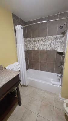 Bathroom- shower area pic in Studio room