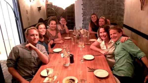 The amazing YPT staff out together for a lovely dinner!