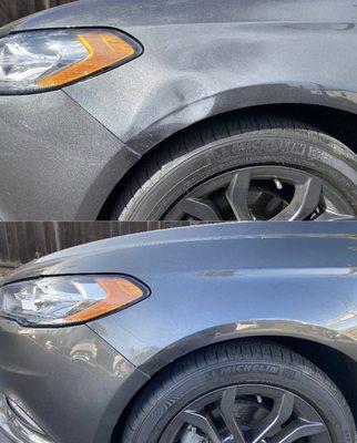 Before and after repair