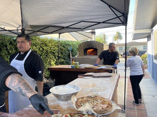 Everyone was so impressed with the setup and could smell it from down the street!