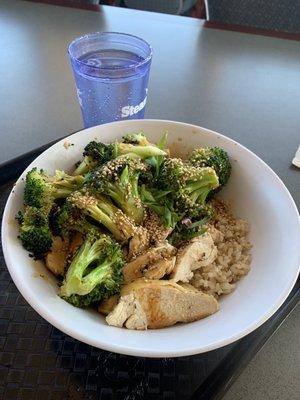 Teriyaki chicken rice bowl ($18.95)