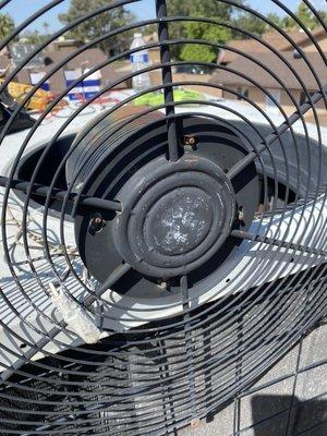 Fan repair on AC unit troubleshooting n repairs